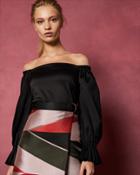 Ted Baker Long Sleeve Bardot Top