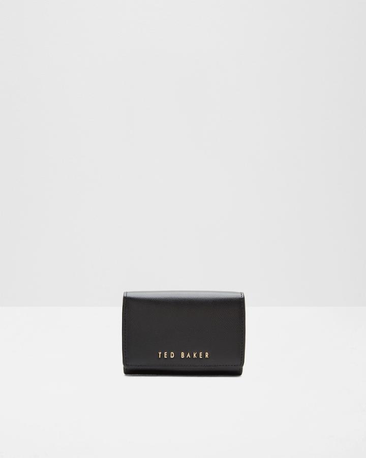 Ted Baker Crosshatch Leather Small Wallet