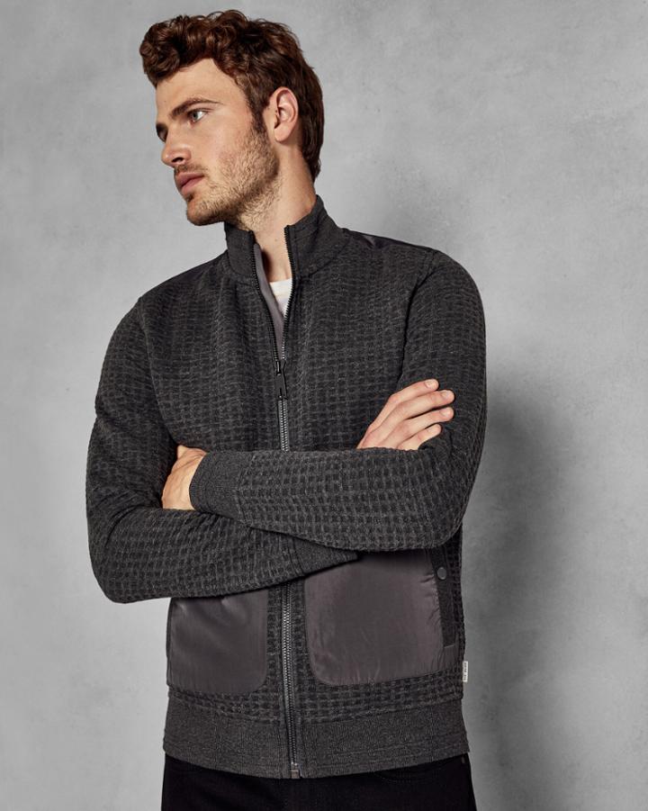 Ted Baker Quilted Funnel Neck Jacket