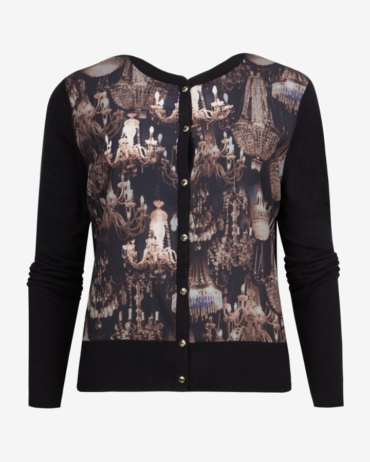 Ted Baker Chandelier Print Cardigan