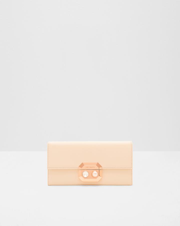 Ted Baker Pearl And Crystal Leather Wallet