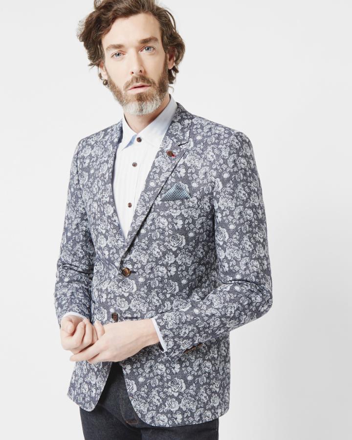 Ted Baker Deluxe Cotton-blend Floral Jacket