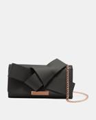 Ted Baker Giant Knot Leather Matinee Purse With Strap