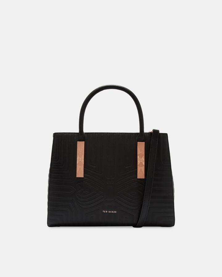 Ted Baker Bow Embossed Leather Tote Bag
