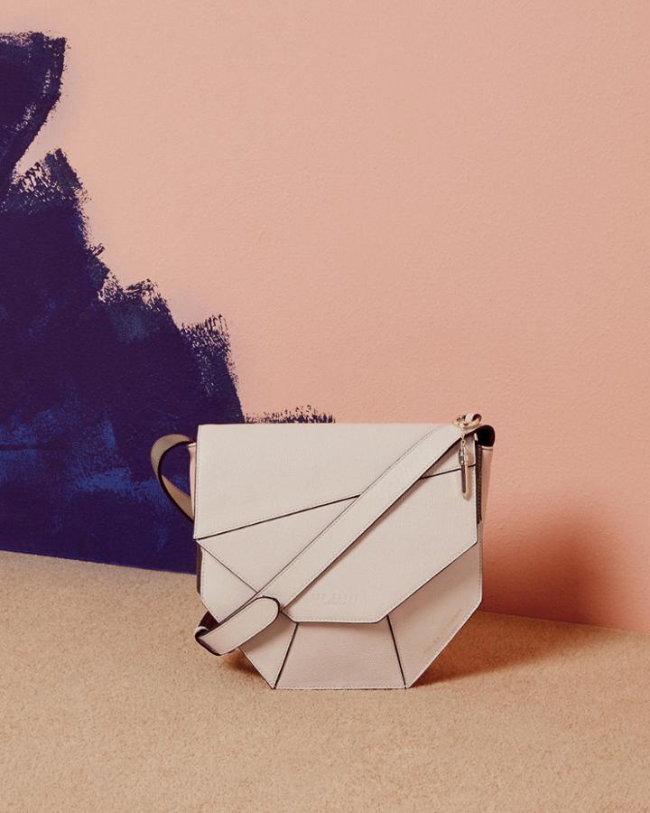 Ted Baker Flap Detail Leather Cross Body Bag