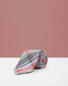 Ted Baker Checked Woven Silk-blend Tie