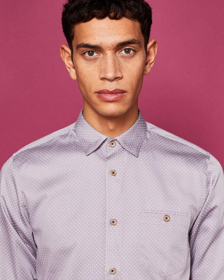Ted Baker Polka Dot Print Shirt