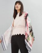 Ted Baker Painted Posie Silk Cape Scarf