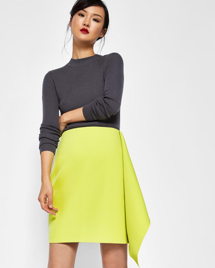 Ted Baker Asymmetric Frill Pencil Skirt