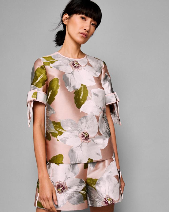 Ted Baker Chatsworth Bow Sleeve Top