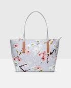 Ted Baker Oriental Blossom Leather Small Shopper Bag