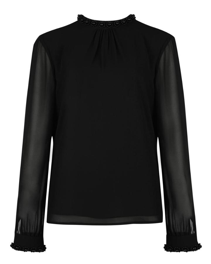 Ted Baker Embellished Collar Top