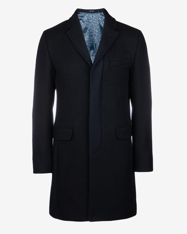 Ted Baker Color Block Wool Coat