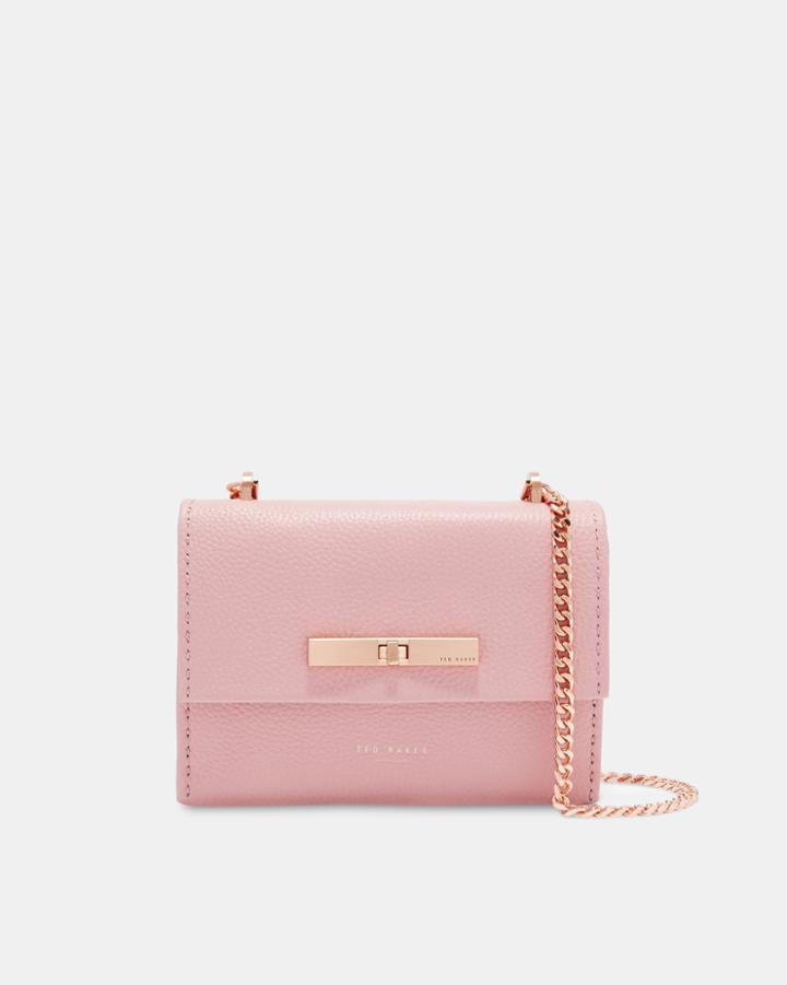 Ted Baker Concertina Mini Leather Cross Body Bag