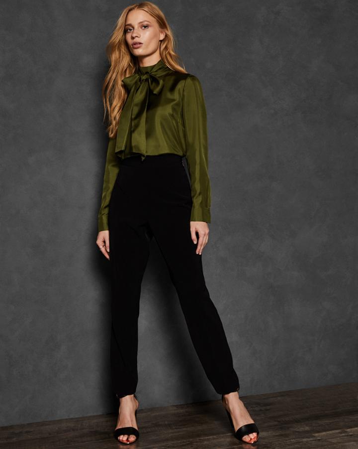 Ted Baker Neck Tie Silk Top