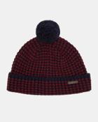 Ted Baker Wool And Cashmere-blend Beanie Hat