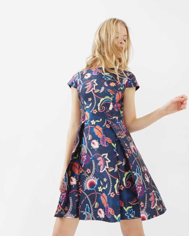 Ted Baker Folk Foliage Skater Dress