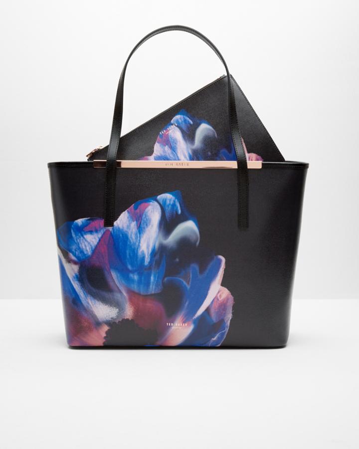 Ted Baker Cosmic Bloom Leather Shopper Bag