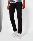 Ted Baker Straight Fit Over Dyed Jeans Dark Wash