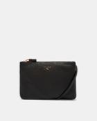 Ted Baker Leather Double Zip Cross Body Bag