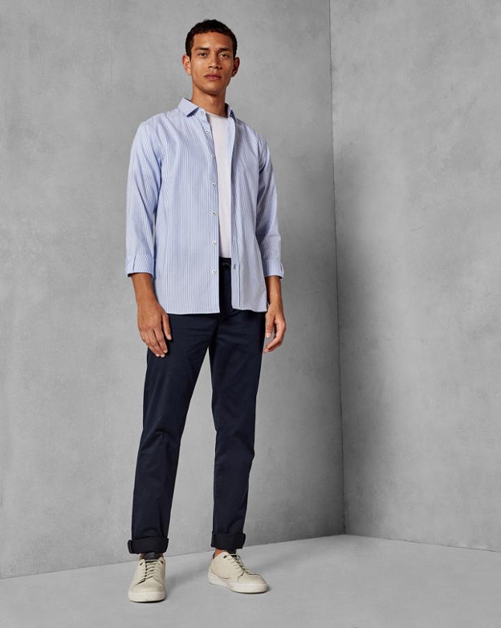 Ted Baker Slim Fit Zipped Pocket Trousers