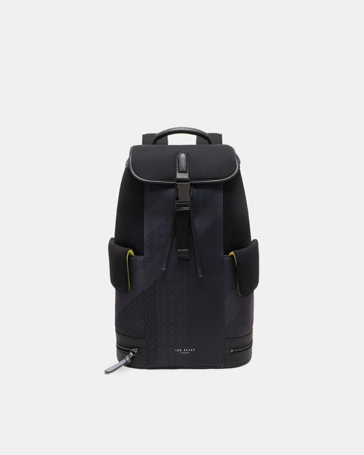 Ted Baker Geo Print Neoprene Backpack