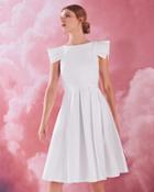 Ted Baker Gingham Frilled Cotton-blend Dress