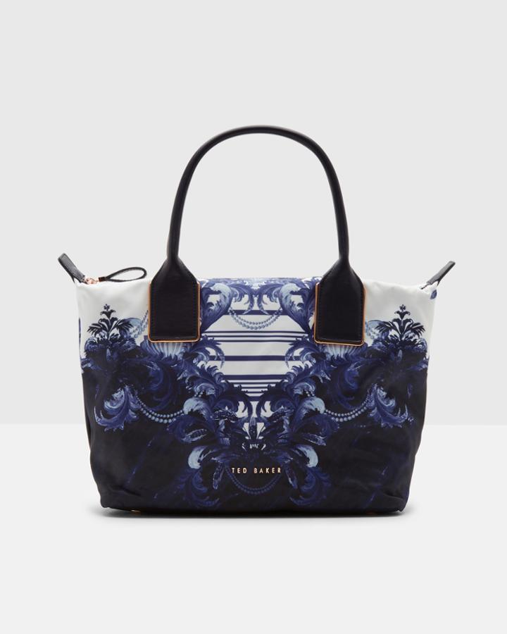 Ted Baker Persian Small Tote Bag Navy