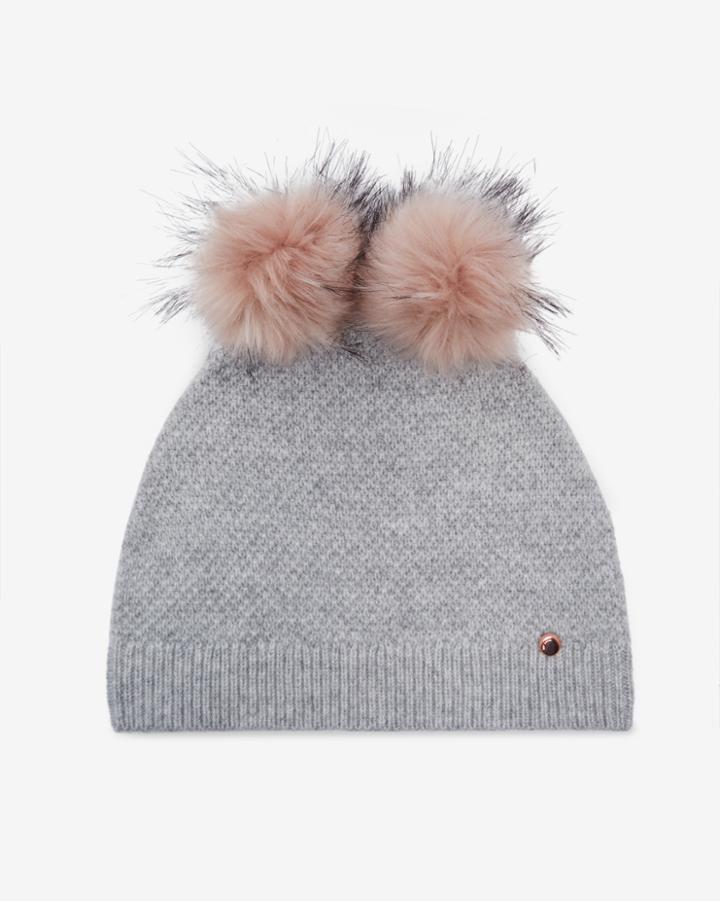 Ted Baker Double Pom-pom Hat