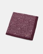 Ted Baker Spot And Star Print Silk Pocket Square