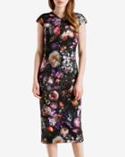 Ted Baker Shadow Floral Midi Dress Mid