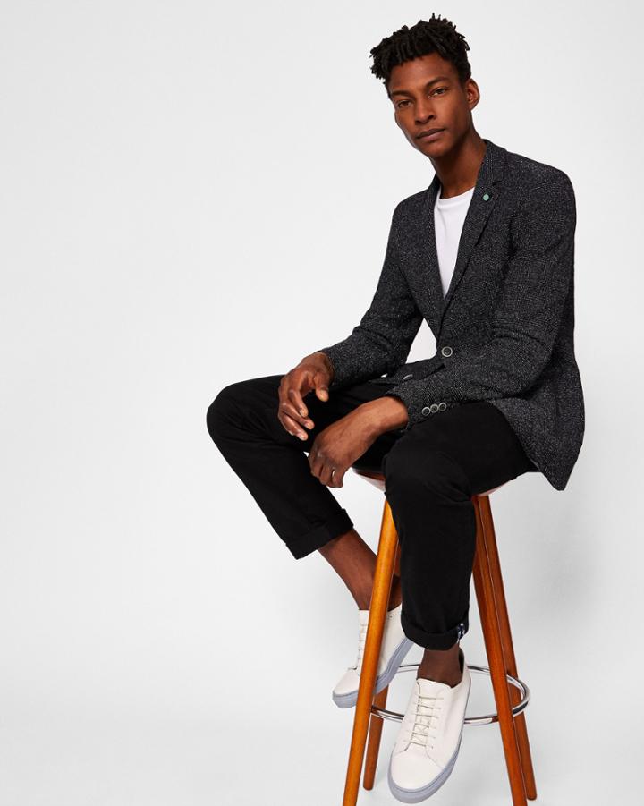 Ted Baker Boucle Cotton-blend Blazer