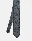 Ted Baker Leaf Pattern Silk Tie