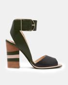 Ted Baker Colour-block Detail Heeled Sandals