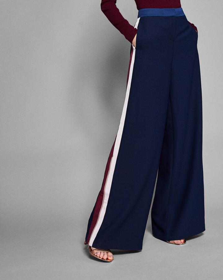 Ted Baker Grosgrain Wide Leg Pants