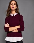 Ted Baker Floral Collar Sweater