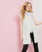 Ted Baker Goat Hair Longline Gilet