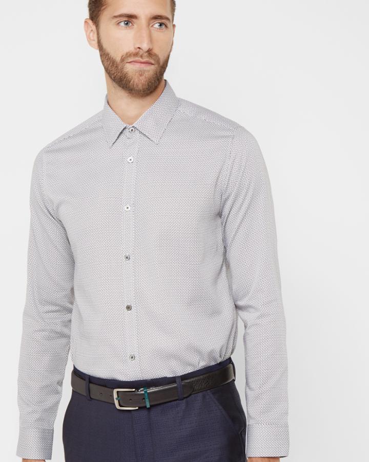 Ted Baker Geo Print Cotton Shirt