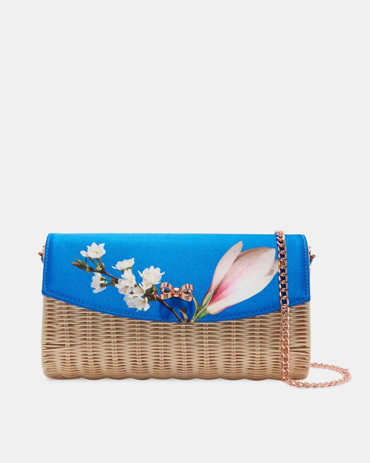 Ted Baker Harmony Straw Clutch Bag