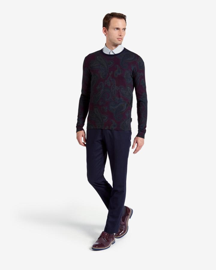 Ted Baker Paisley Printed Sweater