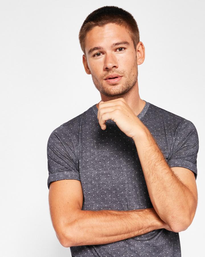 Ted Baker Spot Print Cotton T-shirt