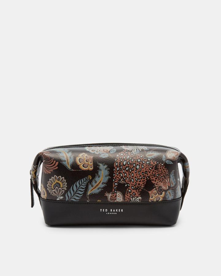 Ted Baker Printed Leather Wash Bag