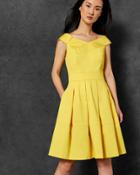Ted Baker Cotton Off The Shoulder Dress