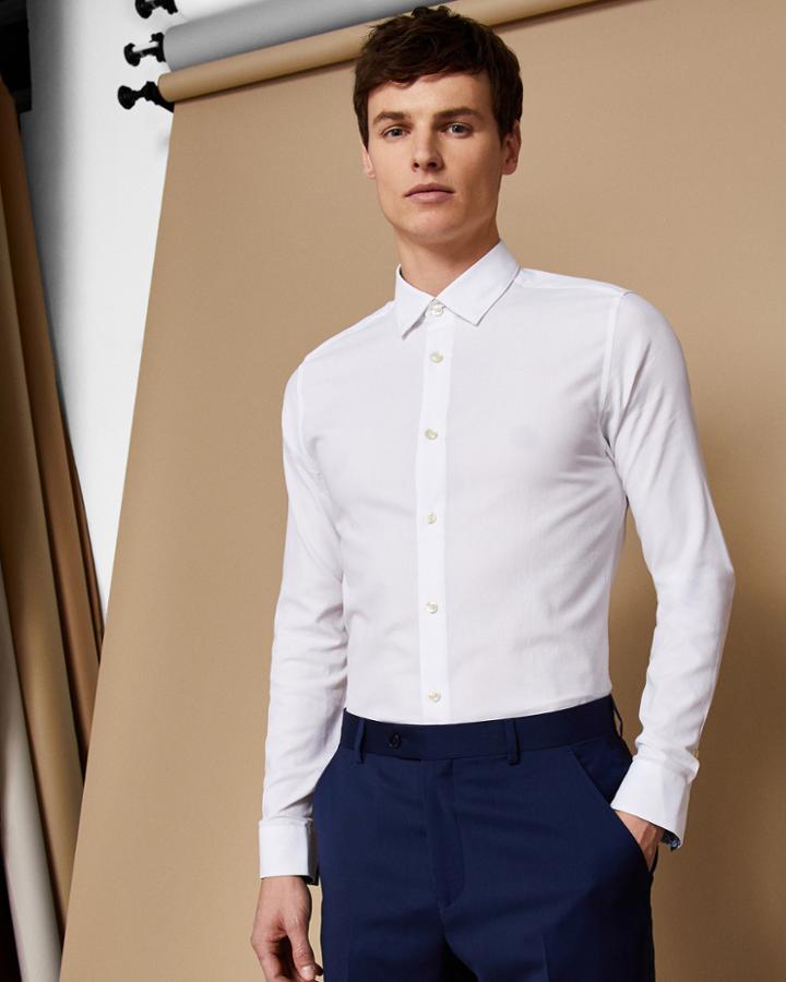 Ted Baker Phormal Cotton Shirt White