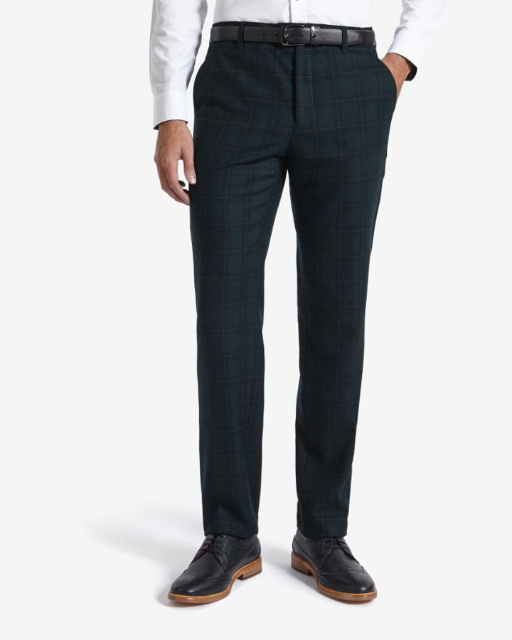 Ted Baker Deluxe Checked Wool Pants
