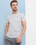 Ted Baker Micro Print Cotton T-shirt