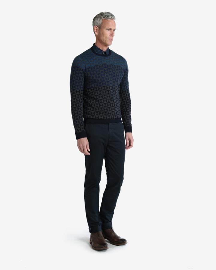 Ted Baker Ombr Pattern Wool Sweater