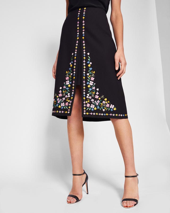Ted Baker Hampton Court Embroidered Skirt