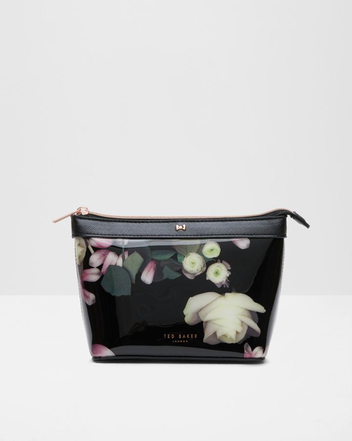 Ted Baker Kensington Floral Patent Cosmetic Bag