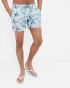 Ted Baker Floral And Parrot Print Swim Shorts